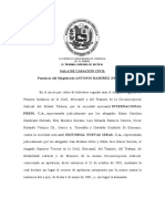 6 Meses de Plazo para El Protesto Del Cheque