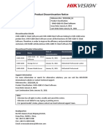 Product Discontinuation Notice of IVMS-4200 Vs