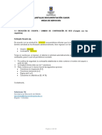 CUARENTENA - Plantillas Documentación Casos Mesa de Servicios SED 16102020