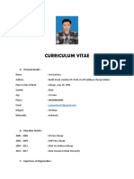 Curriculum Vitae: A. Personal Details