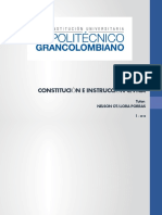 1-2018. Presentación. Constitución e Instrucción Cívica