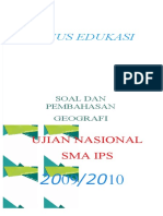 Soal Dan Pembahasan Un Geografi Sma Ips 2009 2010