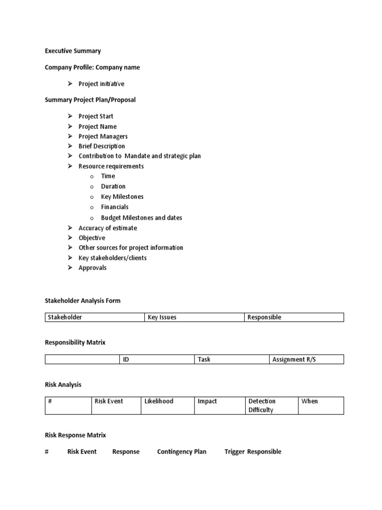 Project Structure Overview and Plan | PDF