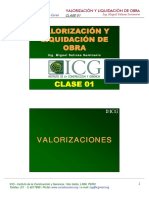 ICG Curso Valorizacion y Liquidacion de Obras 2009
