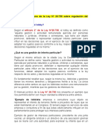 Conceptos claves Ley Regulación Lobby