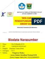 BAHAN TAYANG Tata Cara Penghitungan Ak GURU