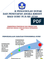 PPT Prosedur Pengusulan Dupak Dan Penetapan Ak Guru Iv B Ke Atas 1 Maret 2021