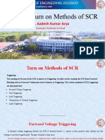 Lecture 7: Turn On Methods of SCR: Dr. Aadesh Kumar Arya