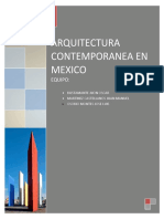 Arquitectura Contemporanea en Mexico