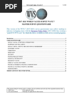 2017 - 2021 World Values Survey Wave 7 Master Survey Questionnaire
