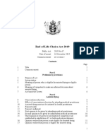 End of Life Choice Act 2019