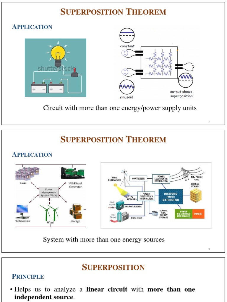 Superposition and Power Transfer Theorems | PDF | Electrical Network ...