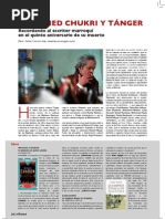 Mohamed Chukri y Tánger