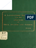 A Laboratoray Handbook For The Analysis of Milk Butter and Cheese