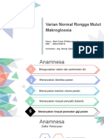Varian Normal - Makroglosia Dengan RM