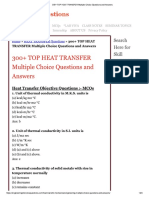 300+ TOP HEAT TRANSFER Multiple Choice Questions and Answers