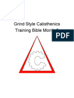 Grind Style Calisthenics Training Bible Month 2 Workout Program