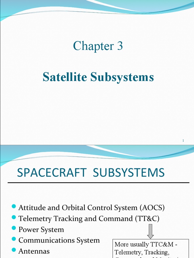 Satellite Communication Subsystems Overview | PDF | Spacecraft ...