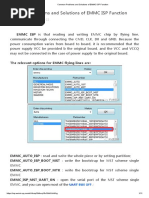 Common Problems and Solutions of EMMC ISP Function