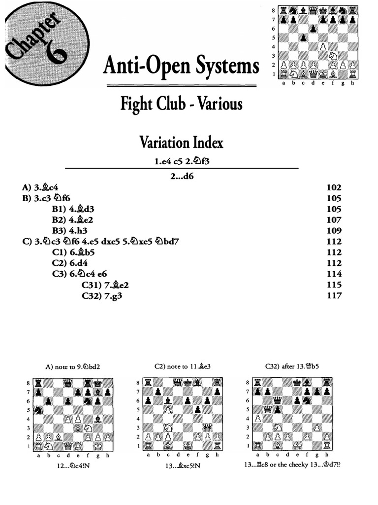 The Sicilian Defence 3.c3 | PDF | Chess Openings | Competitive Games