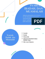 Syariah, Ibadah, Dan Muamalah