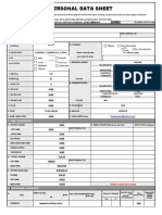 Personal Data Sheet (PDS) Form Guide