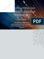 Microteaching Dan Keterampilan Dasar Mengajar1