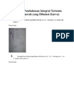 Soal Dan Pembahasan Luas Daerah (Integral Tertentu)