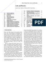 Boric Oxide, Boric Acid, and Borates