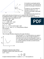 Physics Notes: Calculation of Refractive Index of Prism