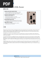 Industrial ADSL/VDSL Router: Brd-355Ab - 2103 - en - Rev. A - Subject To Change Without Notice