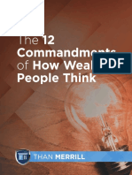12 Commandments Wealthy Thinking