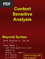 Context Sensitive Analysis and Attribute Grammar - Compiler Design - Dr. D. P. Sharma - NIT Surathkal by Wahid311