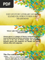 21St Century Literary Genres Elements, Structures and Traditions