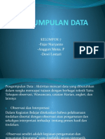 Persentasi Kelompok 7 Pengumpulan Data