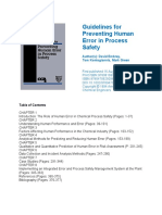 Guidelines For Preventing Human Error in Process Safety: Author(s) : David Embrey, Tom Kontogiannis, Mark Green