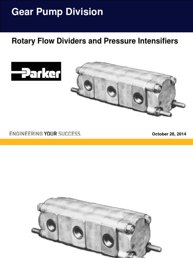 11 - Flow Dividers and Pressure Intensifiers | PDF | Pump | Pressure