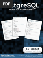 Postgresql: Notes For Professionals