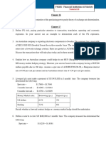 Briefly Outline The Basic Contention of The Purchasing Power Parity Theory of Exchange Rate Determination