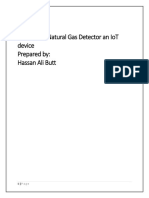 Report Title: Smoke and Natural Gas Detector An Iot Device Prepared By: Hassan Ali Butt