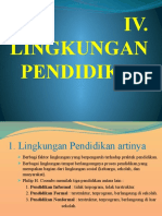 LINGKUNGAN PENDIDIKAN