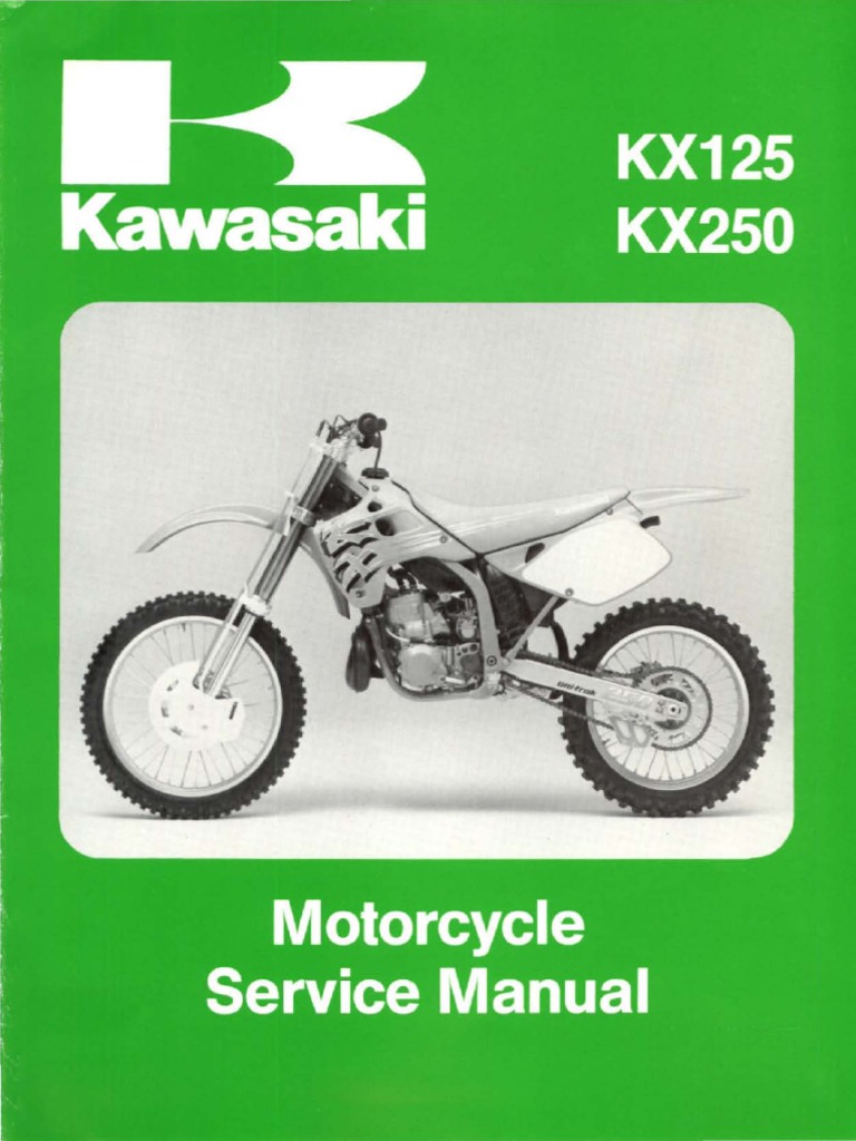 Kawasaki Kx125 Kx250 Manual de Reparacion 1992 1993 | PDF | Screw