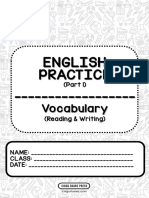 English Practice - Vocab Read Write