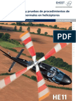 Entrenamiento y pruebas de EAP helicópteros