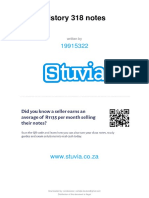 Stuvia 416147 History 318 Notes