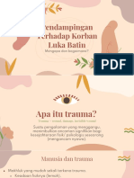 Pendampingan Terhadap Korban Luka Batin