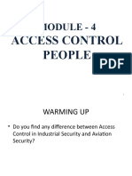 Module - 4: Access Control People