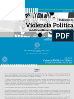 Indicador de Violencia Política en México 2021 (Homicidios) - Etellekt (Mayo 25, 2021)