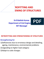 Retrofitting and Strengthening of Structures: Dr.P.Rathish Kumar Department of Civil Engineering NIT Warangal