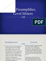 PREamp & Level Meters